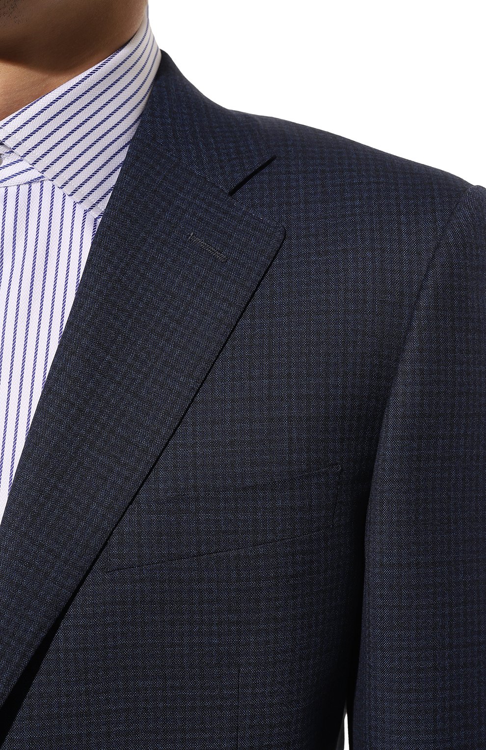 Шерстяной костюм CANALI темно-синего цвета по цене 159000 руб., арт. 11220/10/BF04171, фото 6 Шерстяной костюм CANALI, арт. 11220/10/BF04171, фото 6