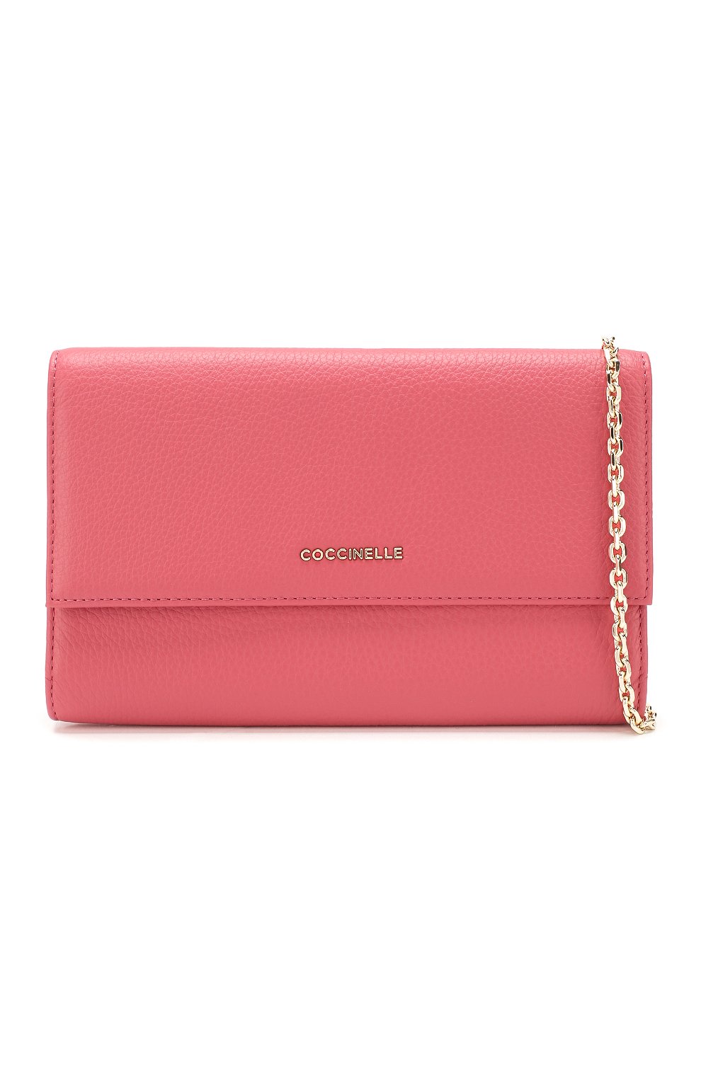 Кожаный кошелек на цепочке COCCINELLE розового цвета по цене 17700 руб., арт. E2 FW5 11 07 01, фото 5 Кожаный кошелек на цепочке COCCINELLE, арт. E2 FW5 11 07 01, фото 5