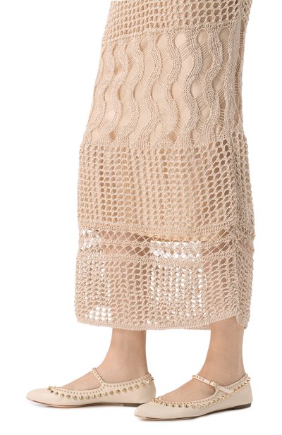 Кожаные балетки gesso agl x цум AGL светло-бежевого цвета по цене 49950 руб., арт. D538148PC/S0FTY, фото 3 Кожаные балетки gesso agl x цум AGL, арт. D538148PC/S0FTY, фото 3