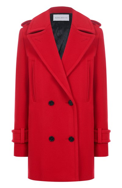 Женское полупальто из шерсти и шелка NINA RICCI, арт. 25ACMA013/WV0325