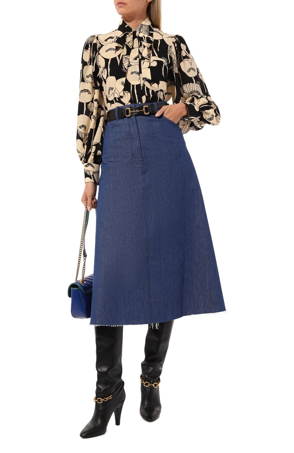 Джинсовая юбка GUCCI, арт. 653495 XDBIX, фото 2