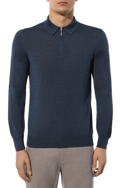 Поло из шерсти и шелка GRAN SASSO, арт. 57137/13190, фото 3