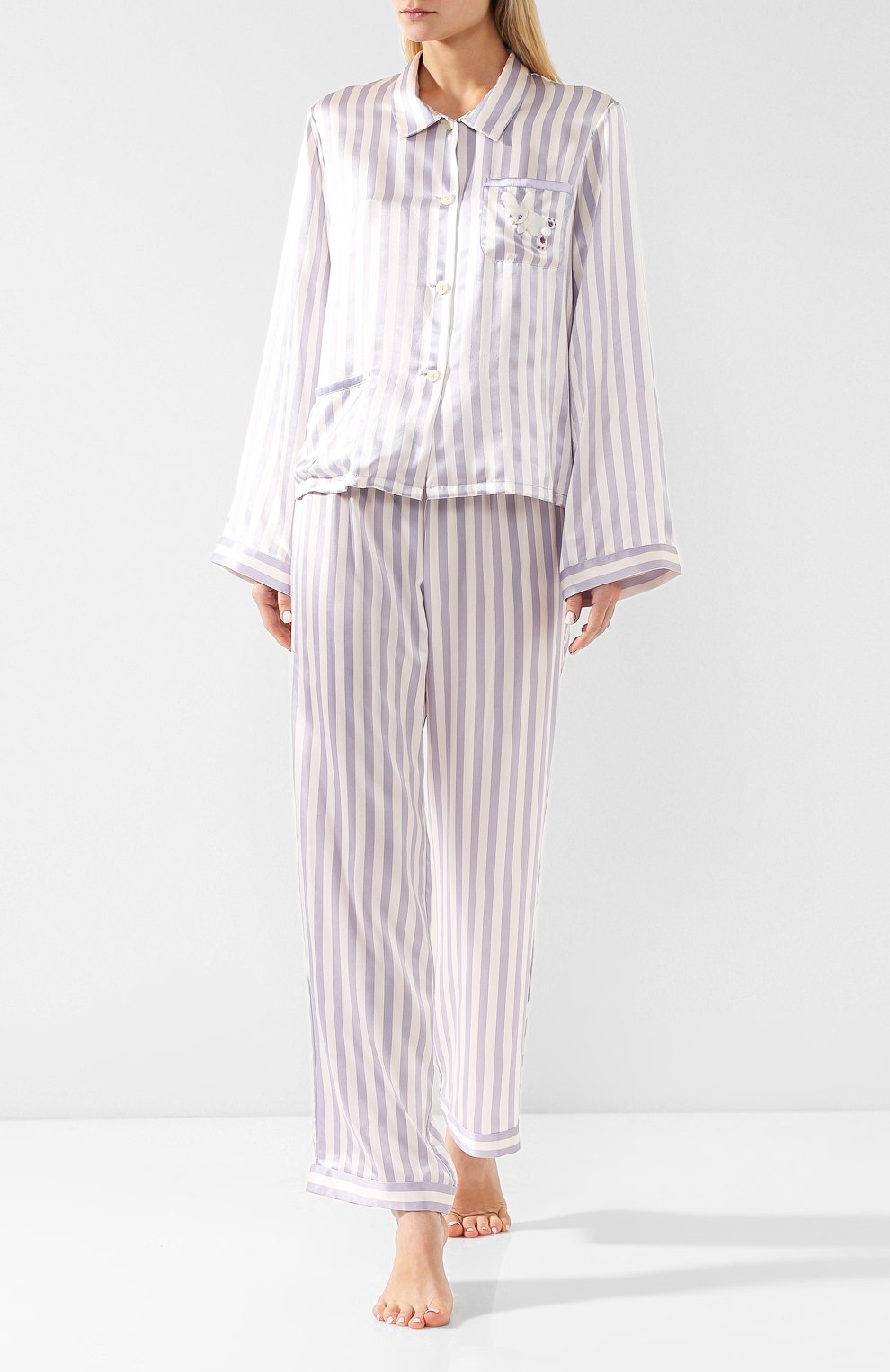 Шелковая блузка MORGAN LANE, арт. 18N38LV LAVENDER, фото 2