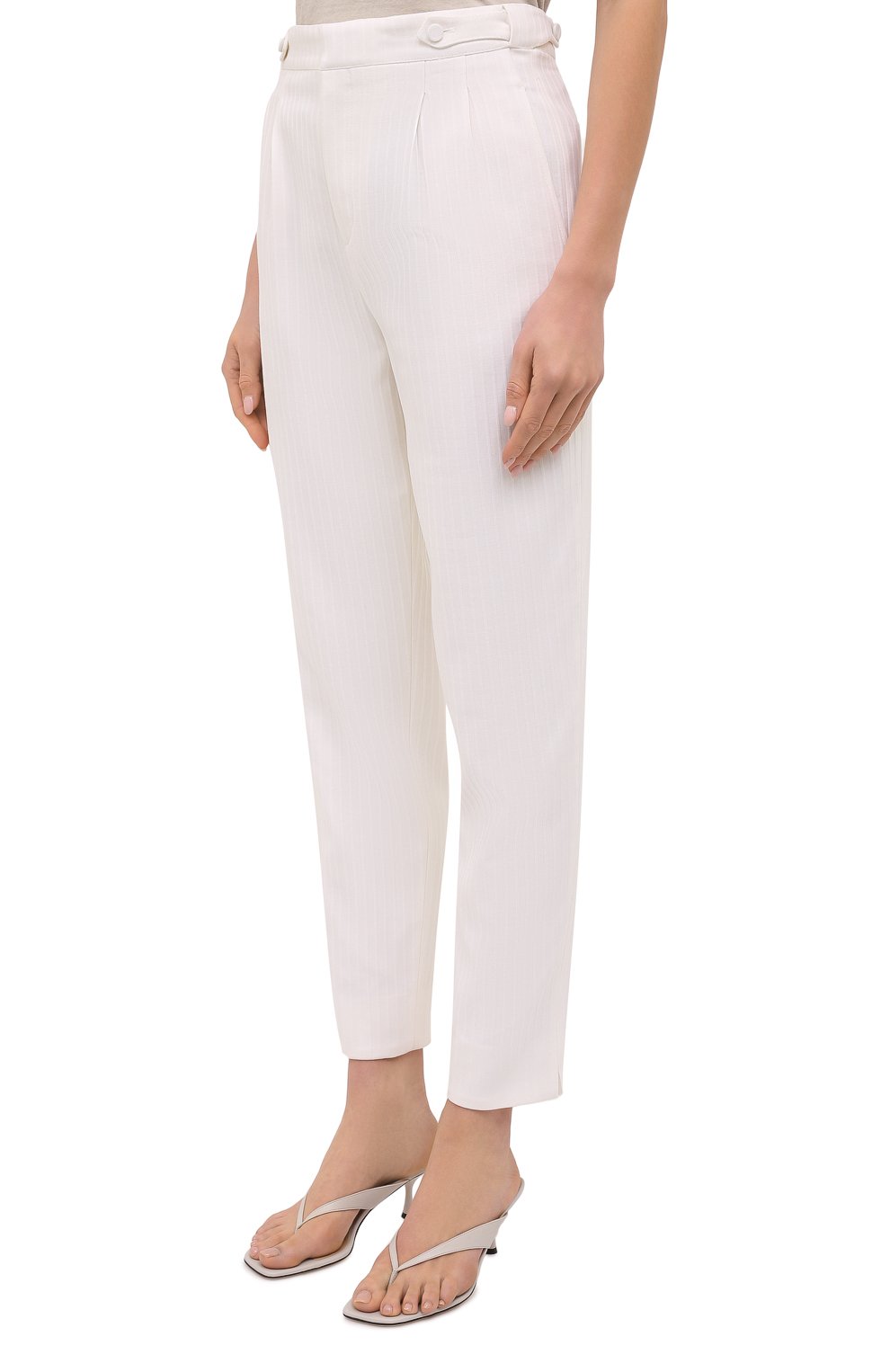 Шерстяные брюки SAINT LAURENT, арт. 648752/Y1A57, фото 3