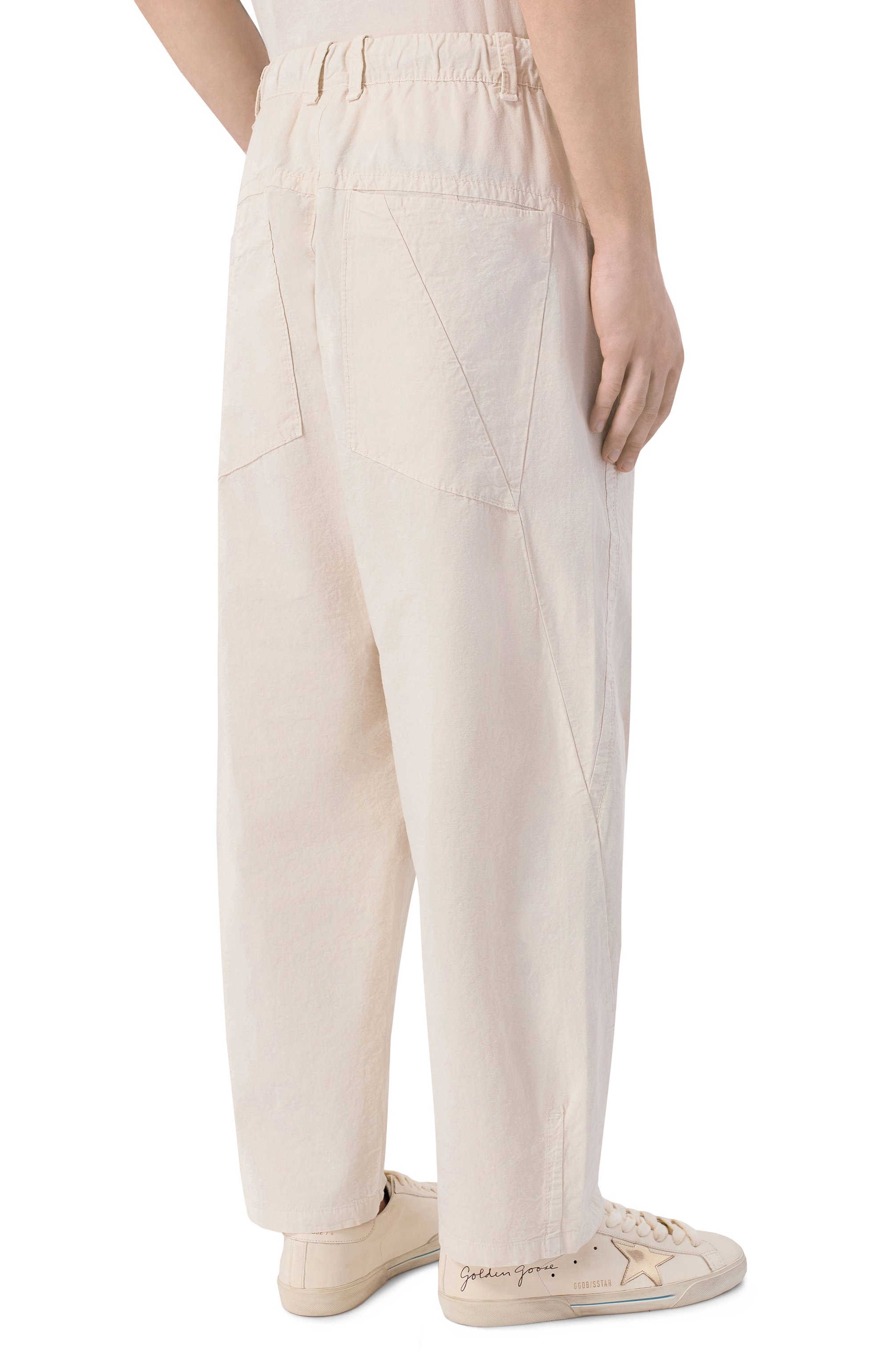 Брюки из хлопка и льна TRANSIT, арт. CFUTRCE140, фото 4