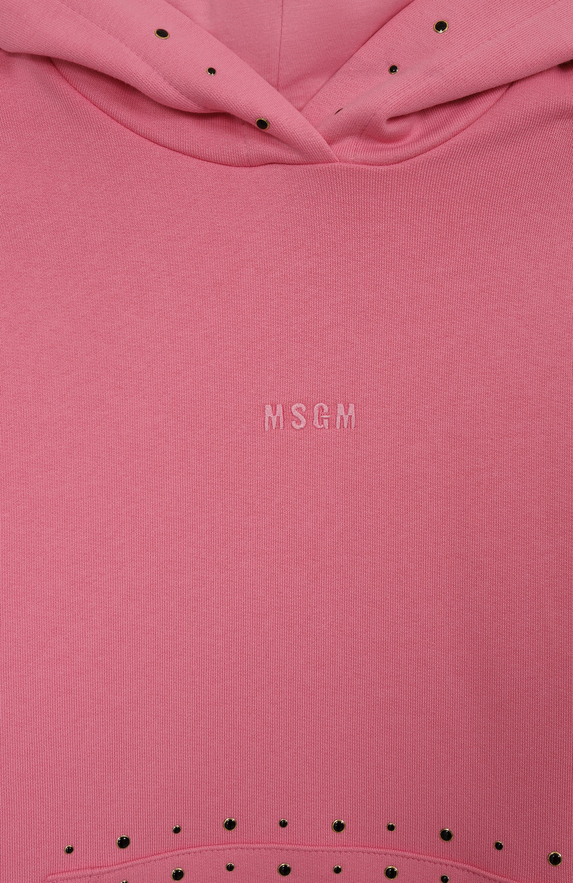 Хлопковое худи MSGM KIDS, арт. F5MSJGHS147, фото 3