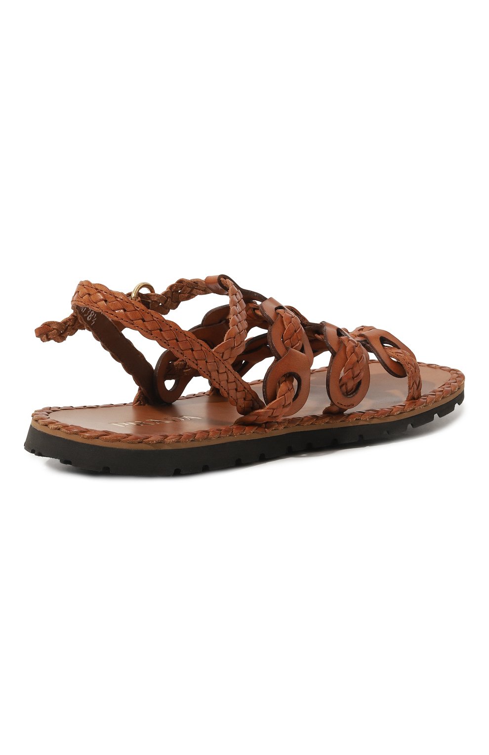 Кожаные сандалии PRADA, арт. 1X186M-027-F0046-A015, фото 5