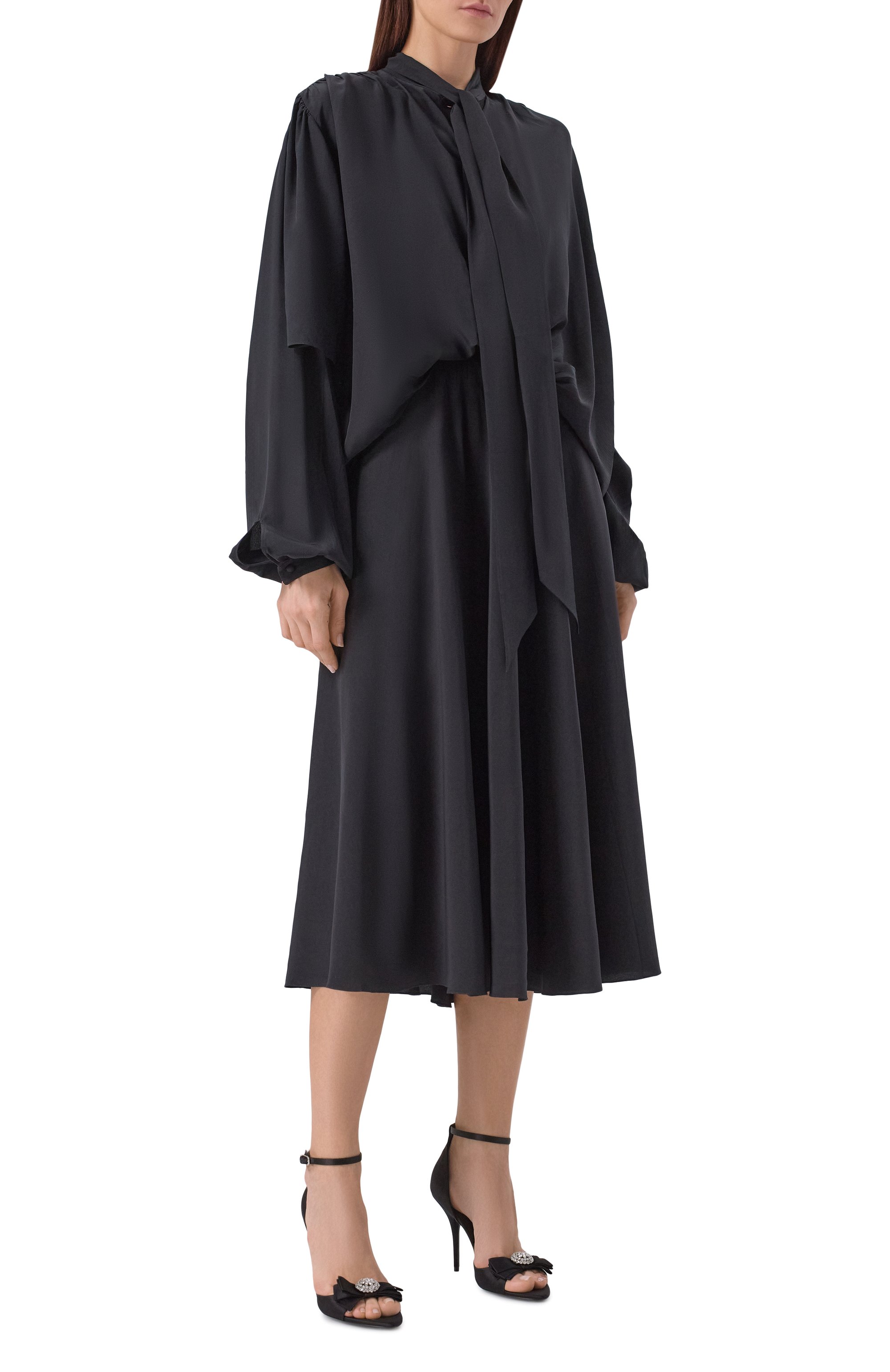 Текстильные босоножки BALENCIAGA, а рт. 854051/W1WM1, фото 3