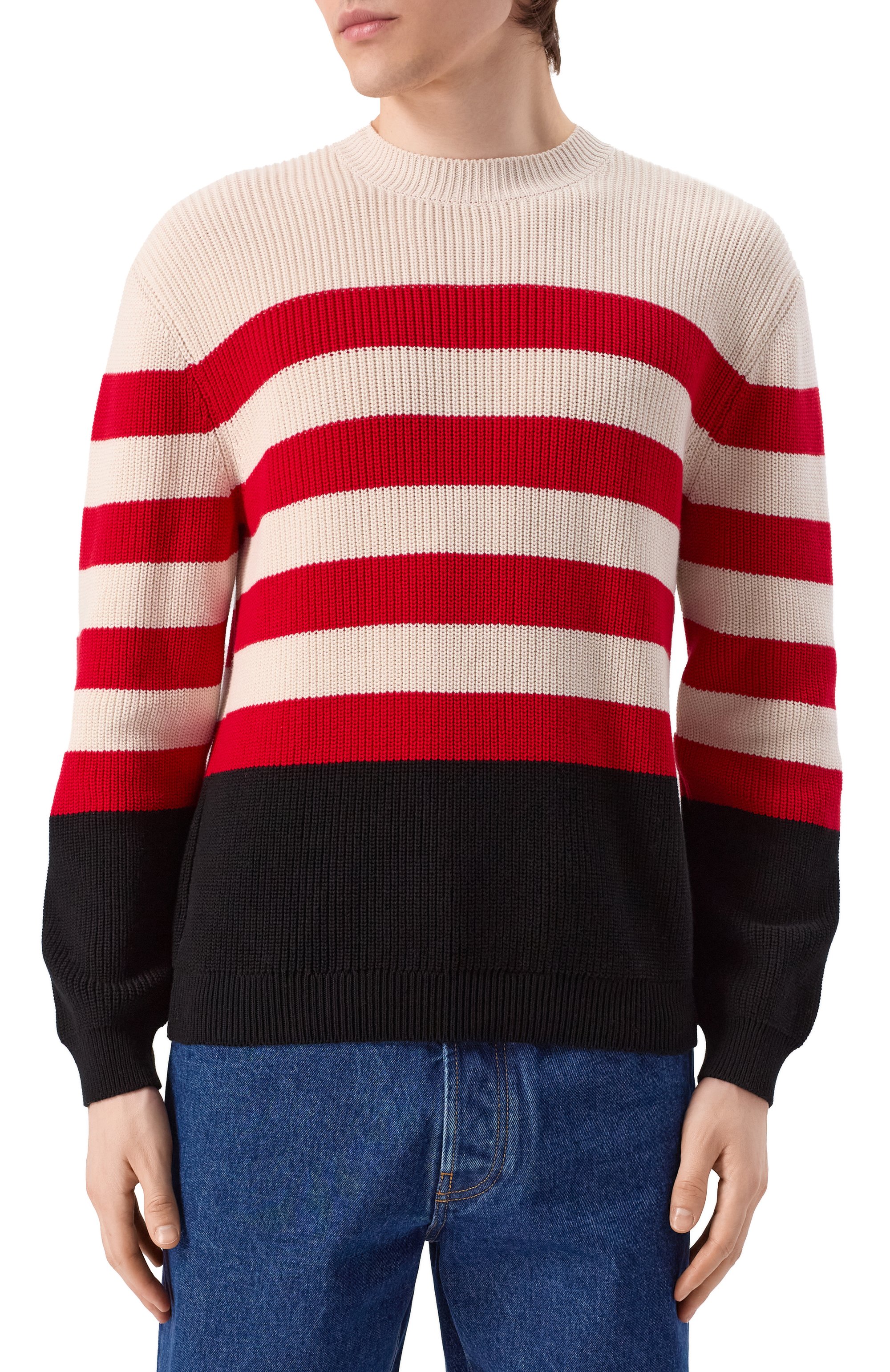 Хлопковый свитер MSGM, арт. 3840MM206/257076, фото 3