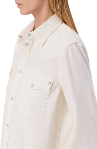 Джинсовая рубашка nioki AG ADRIANO GOLDSCHMIED, арт. W0214-109/NI0KI-SHRUNKEN WESTERN SHIRT, фото 5