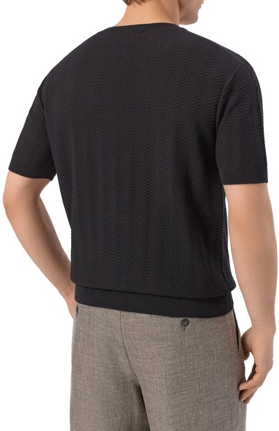 Джемпер из шелка и хлопка GIORGIO ARMANI, арт. GM003132/AF24705, фото 4