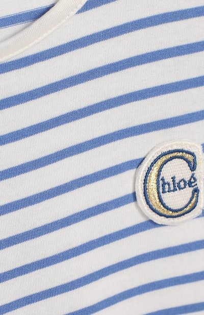 Хлопковое мини-платье CHLOÉ, арт. C12718/14A, фото 3