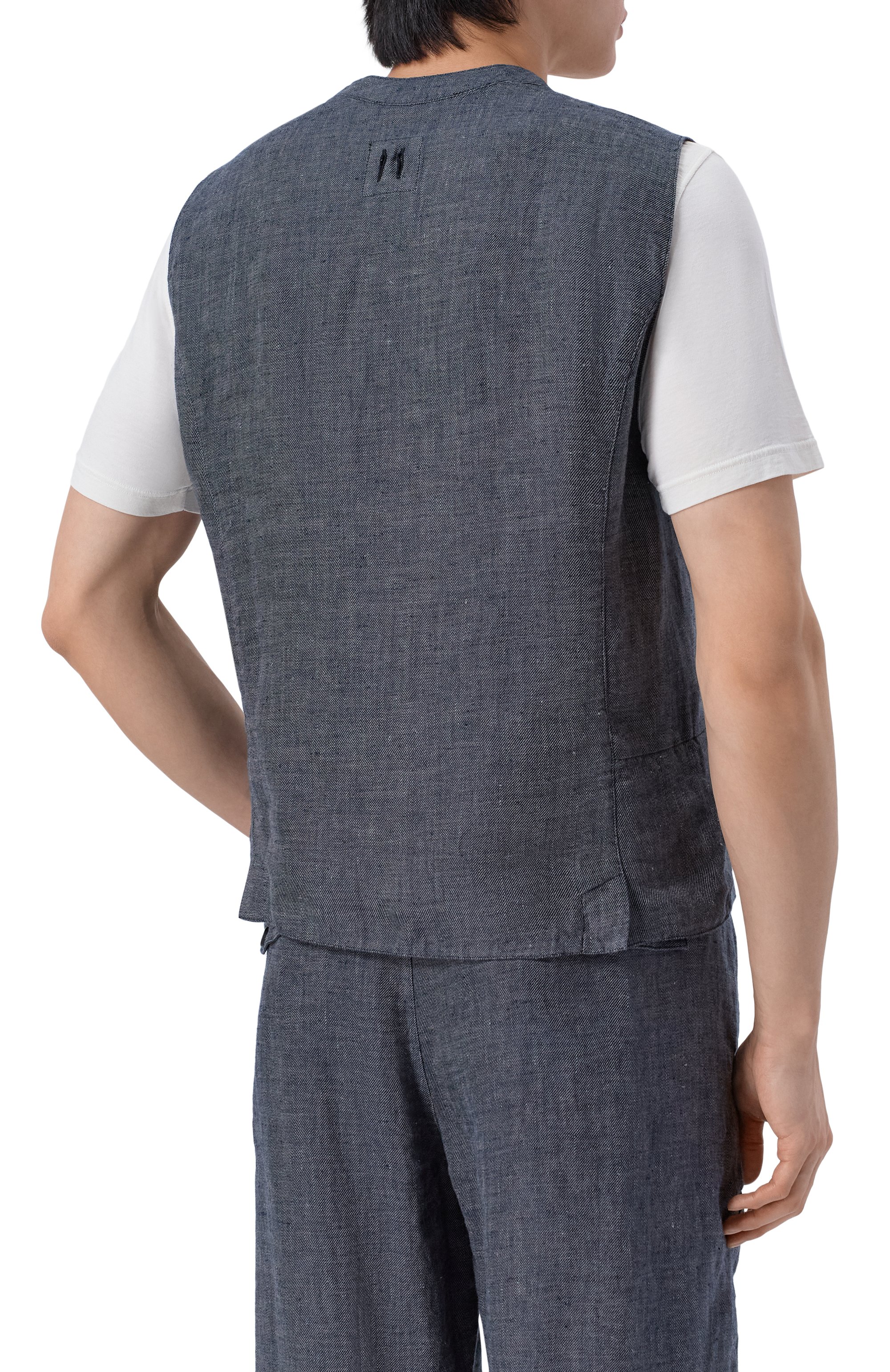 Льняной жилет HANNES ROETHER, арт. WE26SPER.6048, фото 4