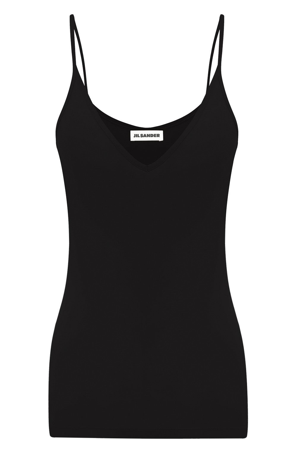Топ JIL SANDER черного цвета по цене 16850 руб., арт. JSCQ705046-WQ477108, фото 1 Топ JIL SANDER, арт. JSCQ705046-WQ477108, фото 1