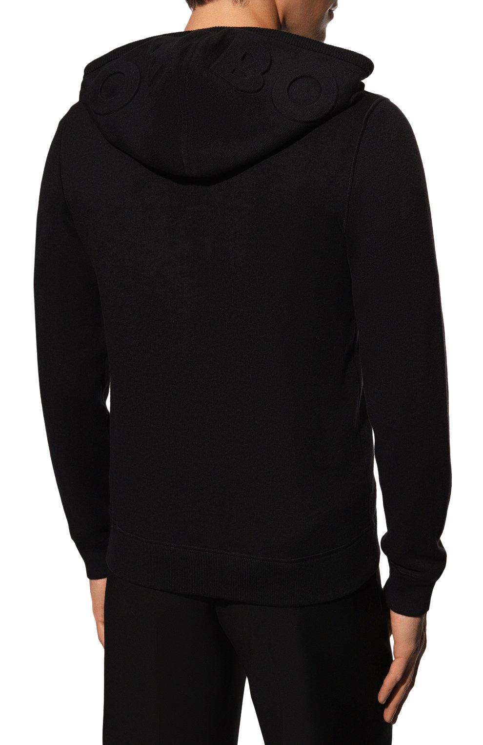 Худи из хлопка и шерсти BOSS, арт. 50482648, фото 4