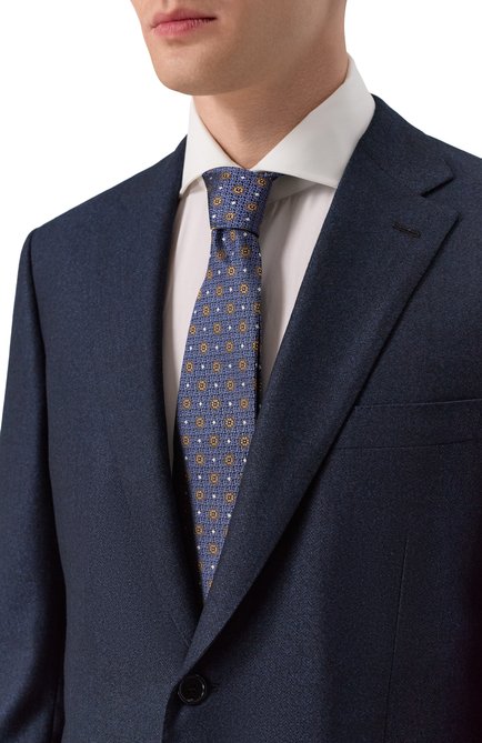 Мужской шелковый галстук CANALI, арт. 18/HJ04420