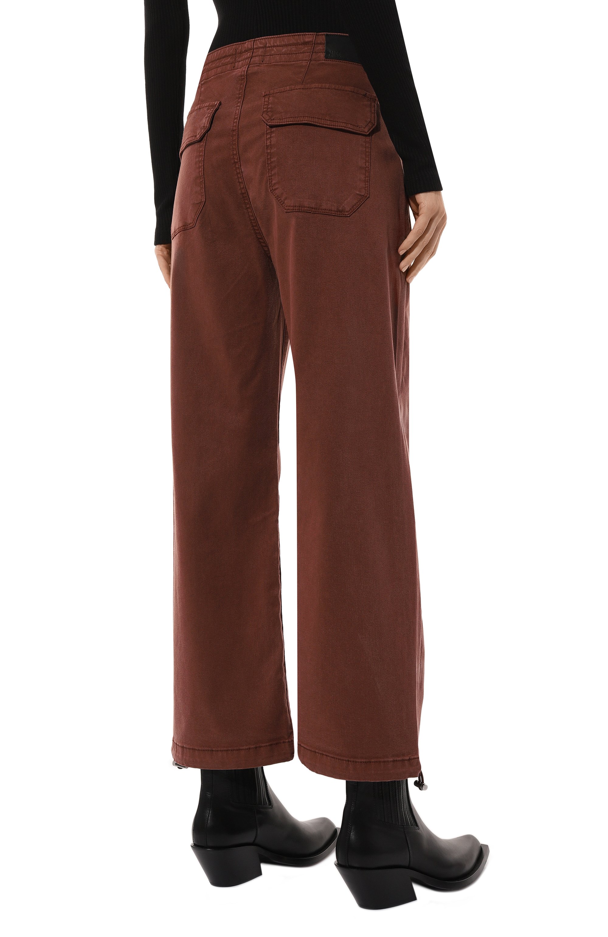 Брюки reid PAIGE коричневого цвета по цене 40900 руб., арт. 7590J47-C111, фото 4 Брюки reid PAIGE, арт. 7590J47-C111, фото 4