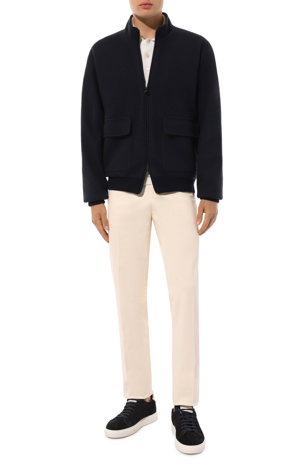 Бомбер из кашемира и шерсти ANDREA CAMPAGNA, арт. 24U643, фото 2