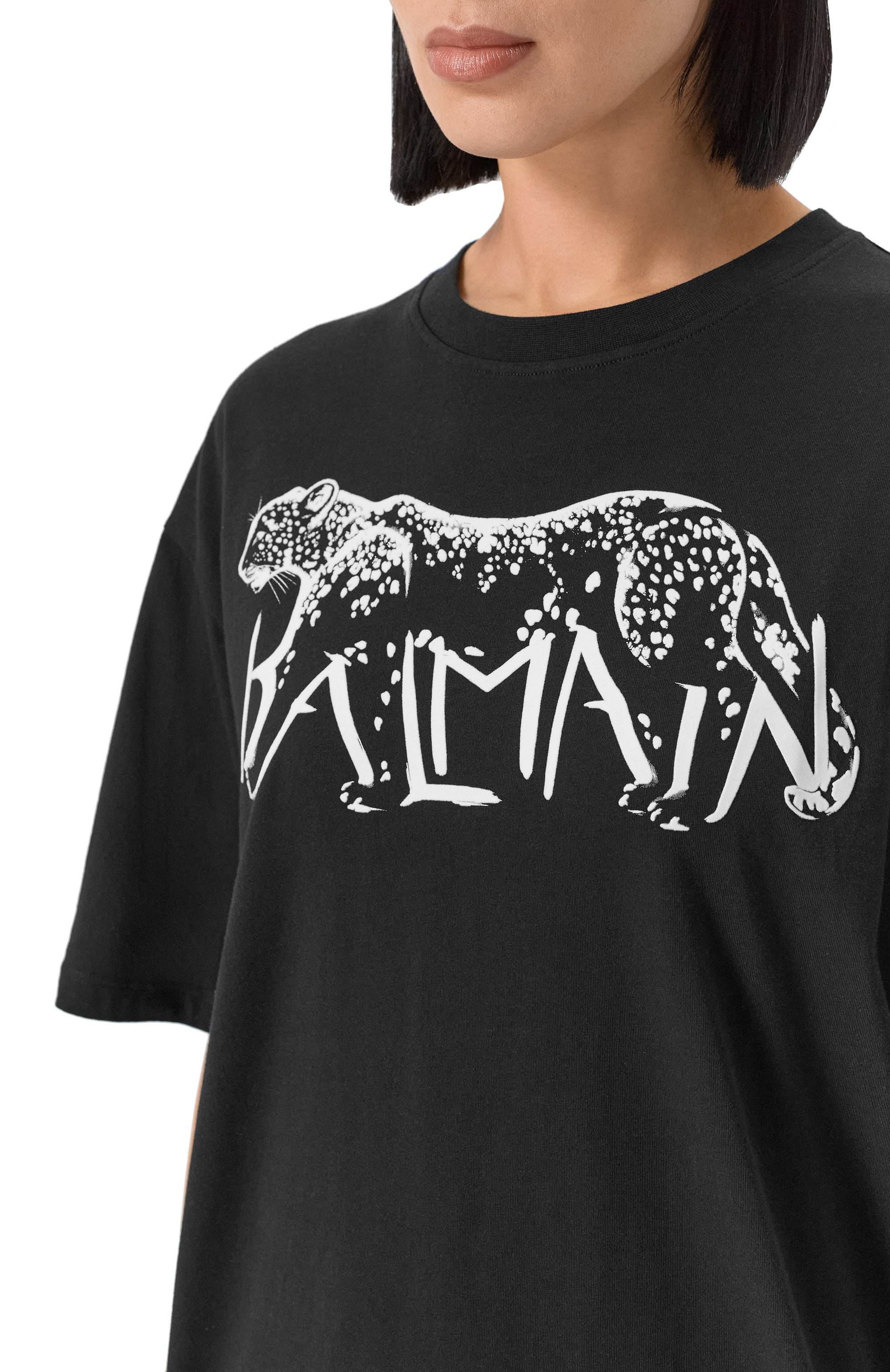 Хлопковая футболка BALMAIN, арт. FF0EH005/GF22, фото 5