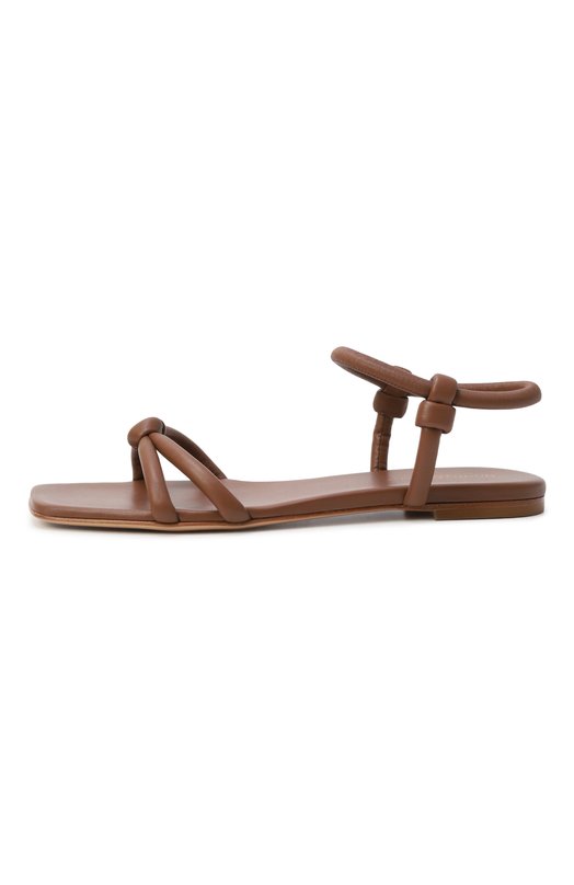 Кожаные сандалии Juno Gianvito Rossi G32324.05CU0.NAPCU0I Коричневый  G32324.05CU0.NAPCU0I Фото 4