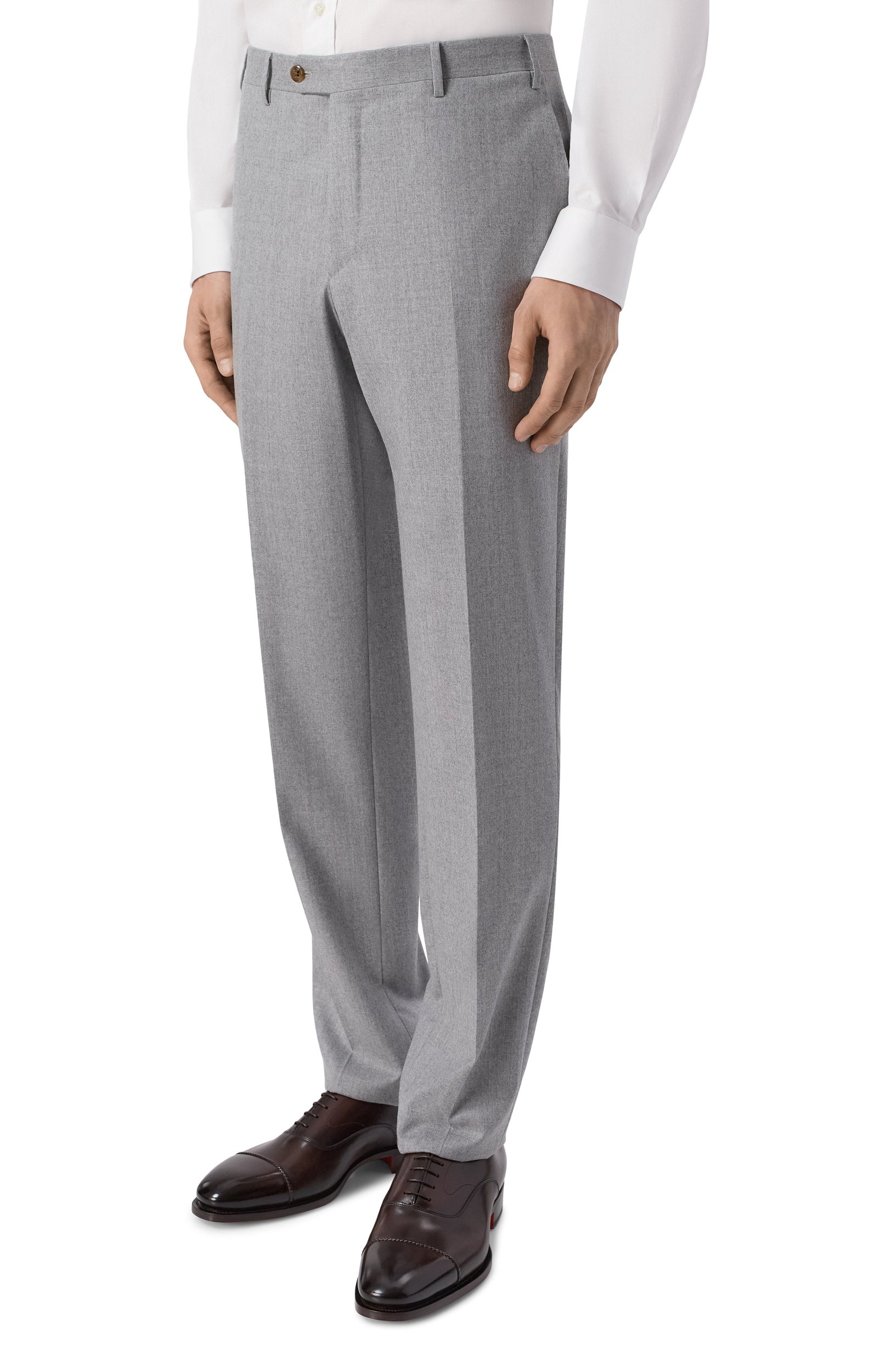Шерстяной костюм CORNELIANI серого цвета по цене 173000 руб., арт. 286005/2A18111_SET, фото 4 Шерстяной костюм CORNELIANI, арт. 286005/2A18111_SET, фото 4