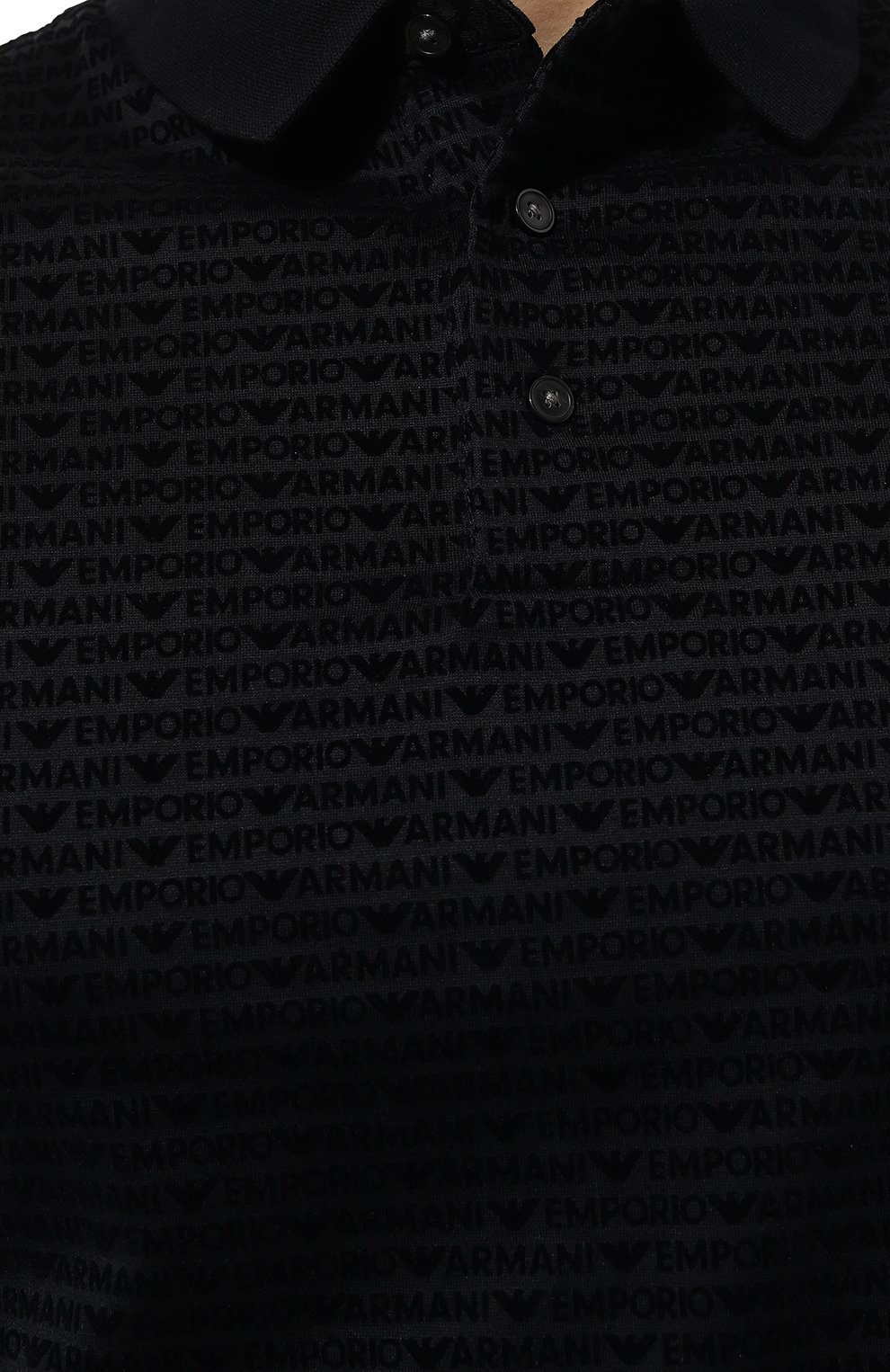 Поло из лиоцелла и хлопка EMPORIO ARMANI, арт. 6D1F79/1J0SZ, фото 5