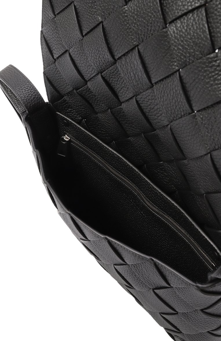 Мужская сумка diago large BOTTEGA VENETA черного цвета, арт. 815796/V4FV1 | Фото 5 (Ремень/цепочка: На ремешке; Материал: Натуральная кожа; Драгоценные камни: Проставлено; Размер: medium; Материал сплава: Проставлено)