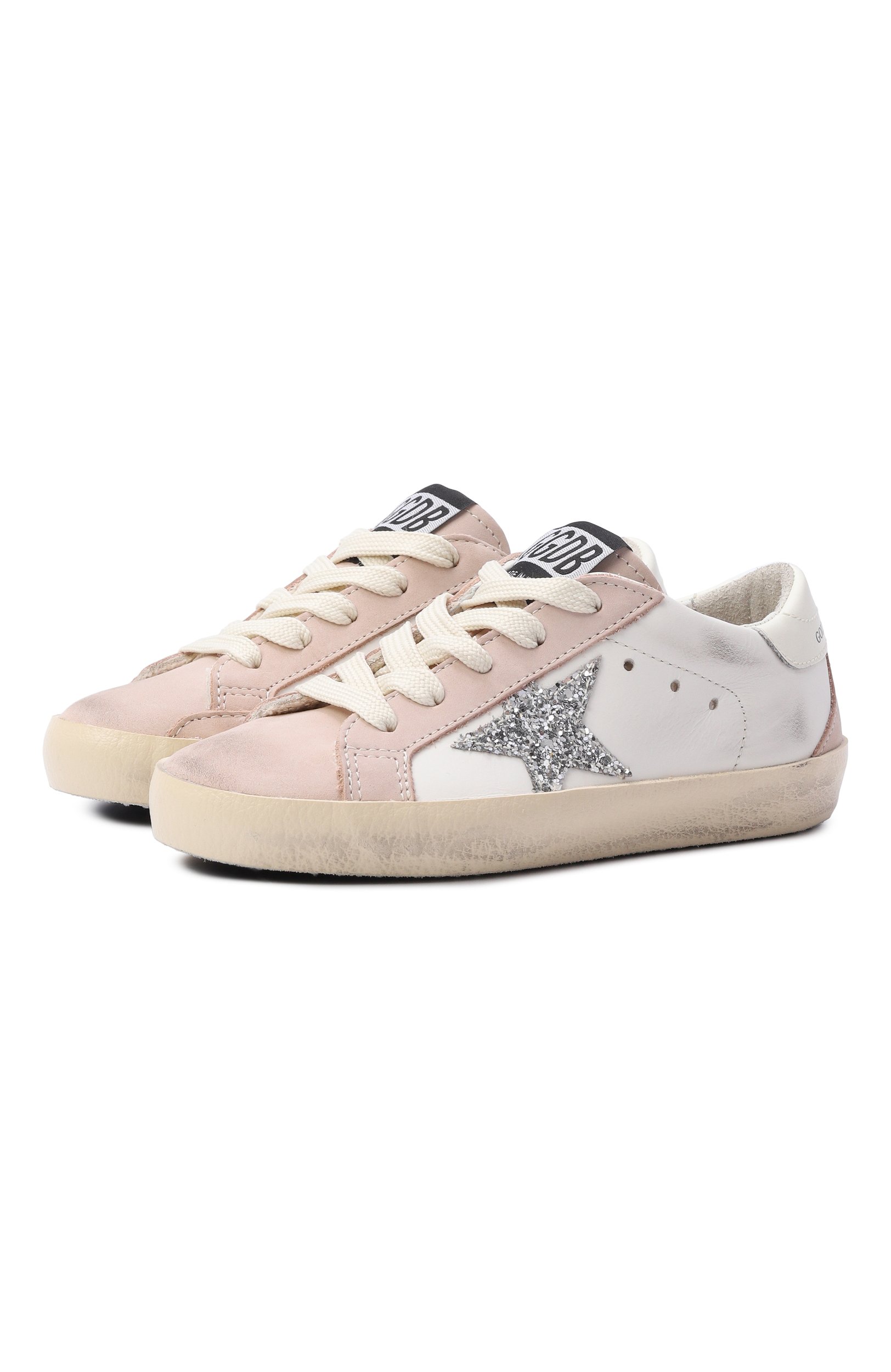 Кожаные кеды super-star GOLDEN GOOSE DELUXE BRAND, арт. GYF00102.F008641, фото 1