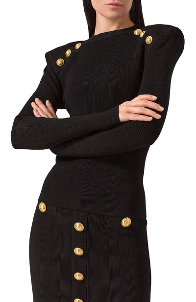 Пуловер из вискозы BALMAIN, арт. EF1KD001/KB07, фото 3