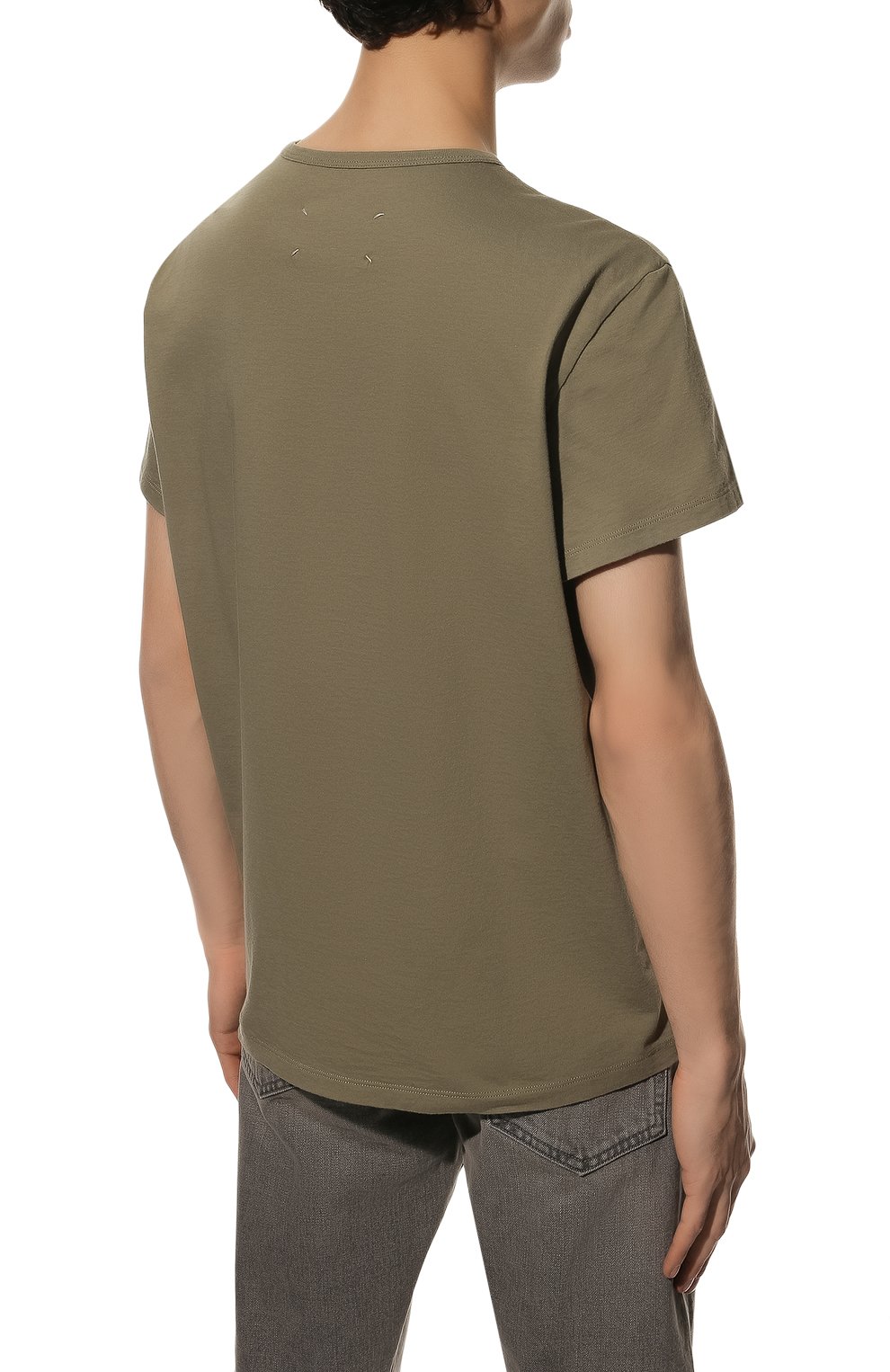 Хлопковая футболка MAISON MARGIELA, арт. S50GC0669/S23525, фото 4