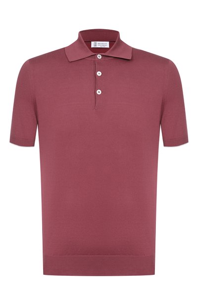 Мужская хлопковое поло BRUNELLO CUCINELLI, арт. M29800125