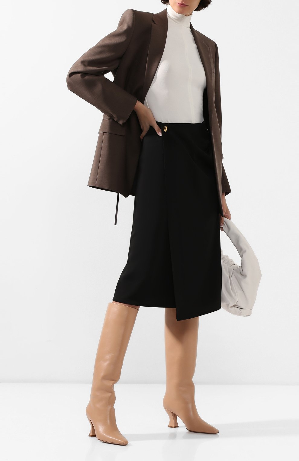 Кожаные сапоги BOTTEGA VENETA, арт. 608843/VBSL0, фото 2