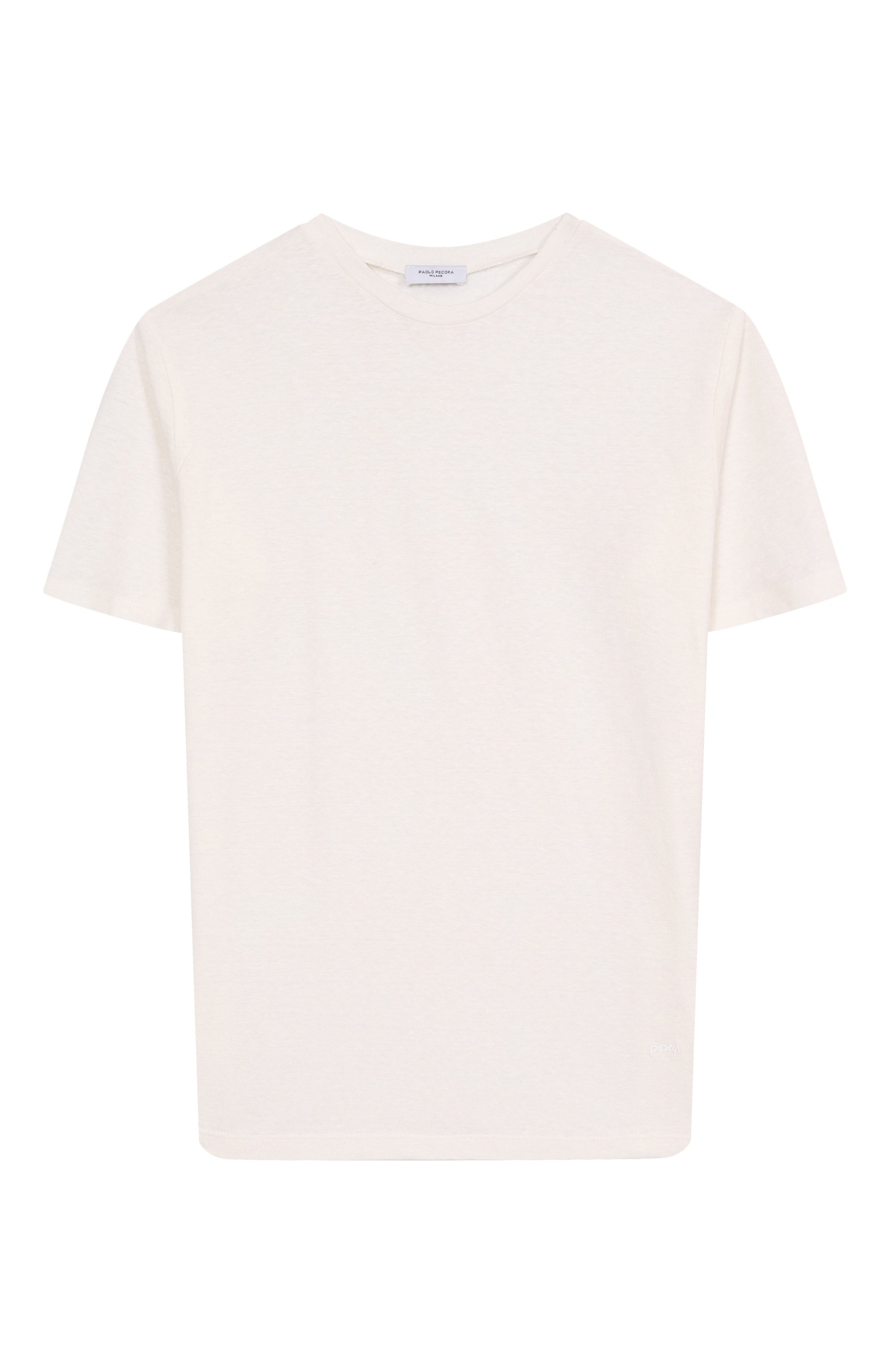 Футболка изо льна и хлопка PAOLO PECORA MILANO, арт. PP3946/14A-16A, фото 1