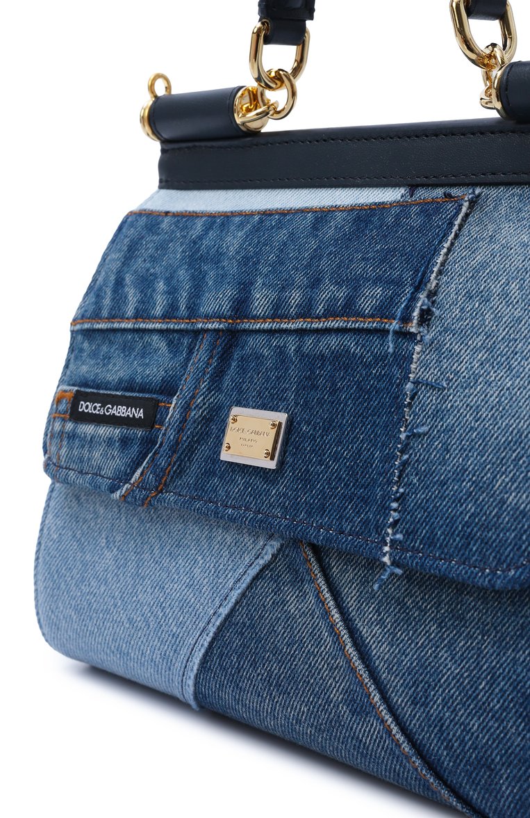 Женская сумка sicily small DOLCE & GABBANA голубого цвета, арт. BB6003/A0621 | Фото 3 (Материал: Натуральная кожа, Текстиль; Сумки-технические: Сумки top-handle, Сумки через плечо; Размер: small; Ремень/цепочка: На ремешке; Региональные ограничения белый список (Axapta Mercury): RU; Автоматизация ТО: Проставлено; Автоматизация состава: Проставлено)