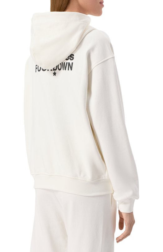 Хлопковая толстовка Comme des Fuckdown CFABW01220 Белый  CFABW01220 Фото 4