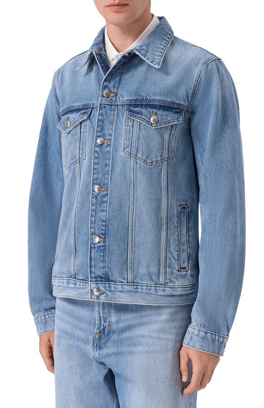 Джинсовая куртка 7 For All Mankind 7T470E35-1XF Голубой  7T470E35-1XF Фото 3