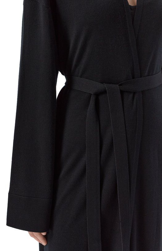 Кардиган из шерсти и шелка 12 STOREEZ 137173 Чёрный  137173 Фото 5