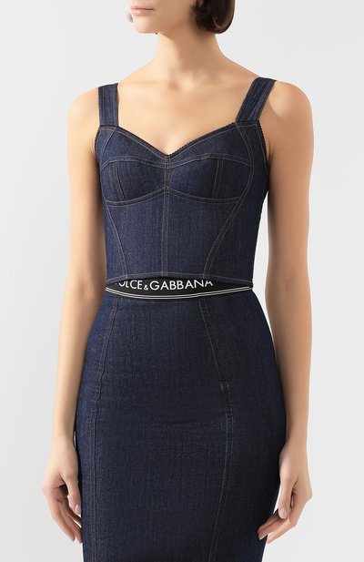 Джинсовый топ DOLCE & GABBANA, арт. F7W98D/G899T, фото 3