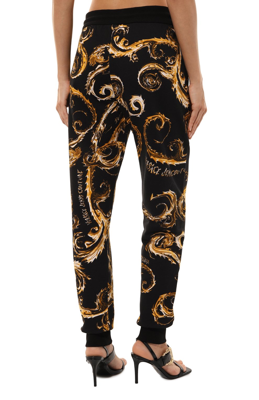 Хлопковые джоггеры VERSACE JEANS COUTURE, арт. 77HAA310/FS171, фото 4
