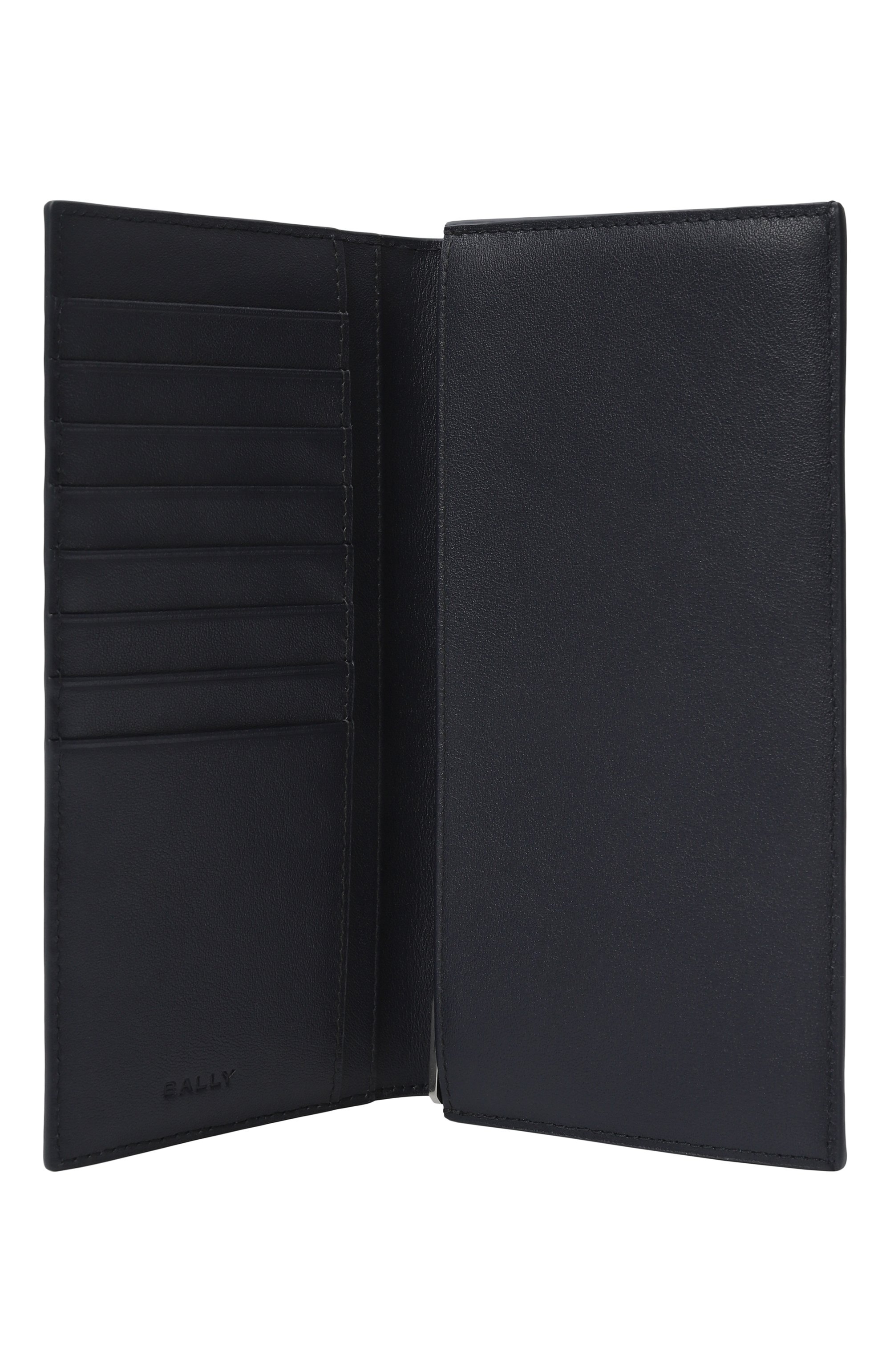 Кожаное портмоне BALLY темно-синего цвета по цене 44050 руб., арт. MLL015/EC001, фото 3 Кожаное портмоне BALLY, арт. MLL015/EC001, фото 3