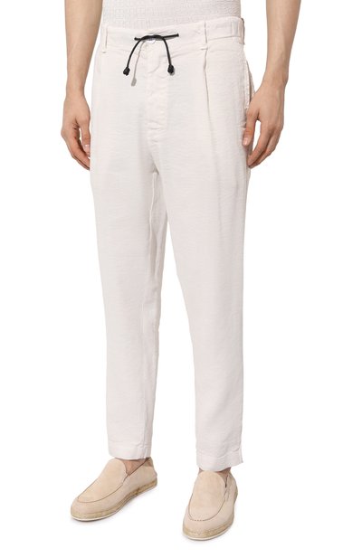 Брюки изо льна и вискозы TRANSIT, арт. CFUTRWH170, фото 3