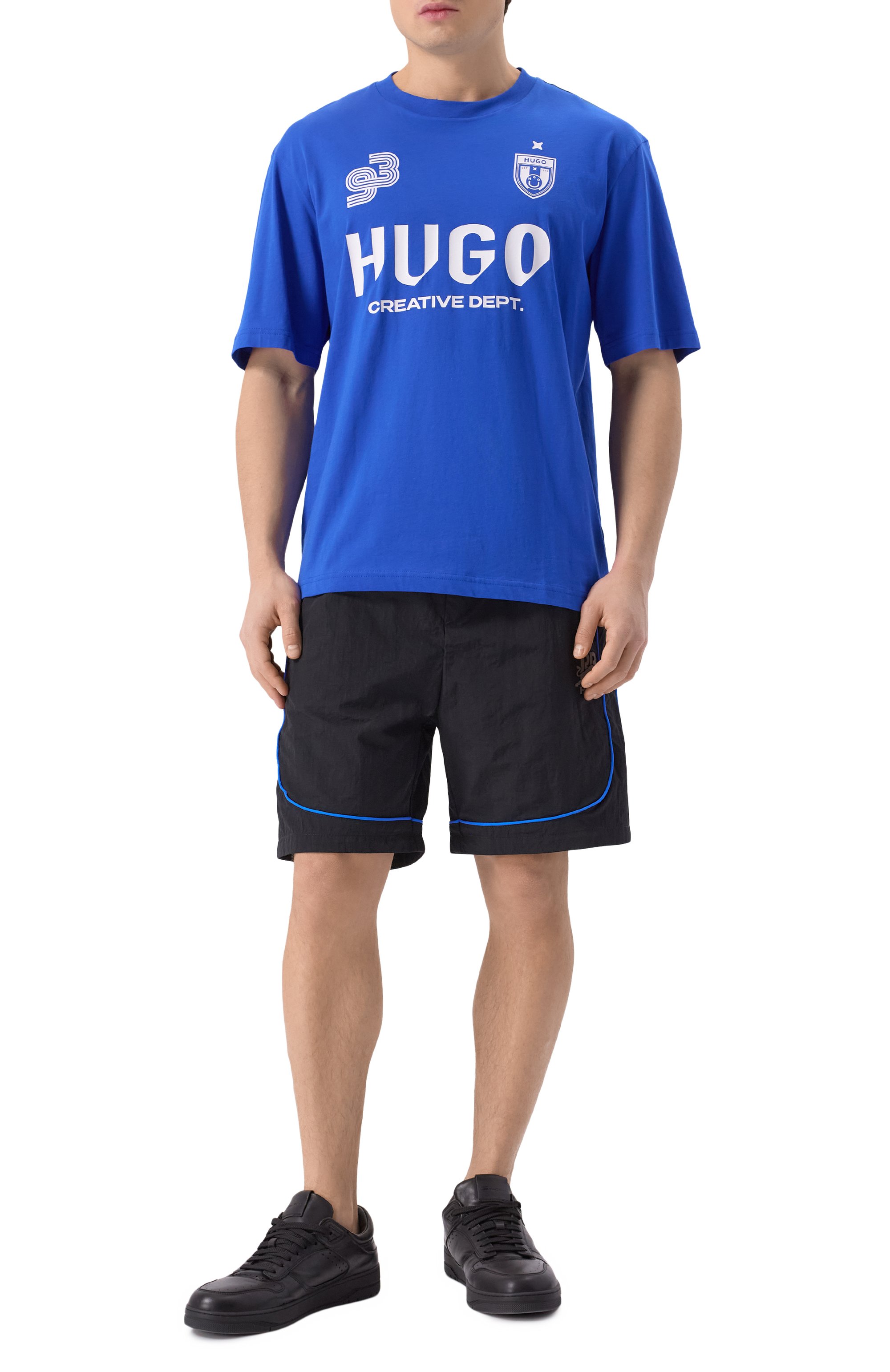 Хлопковая футболка HUGO BLUE, арт. 50541252, фото 2