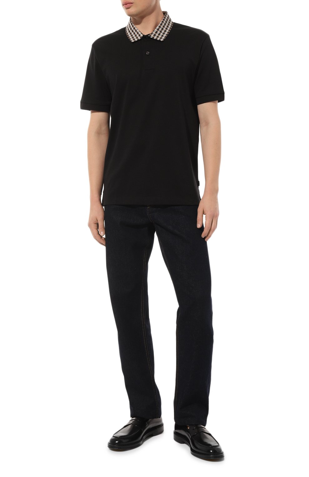 Хлопковое поло BOSS, арт. 50499220, фото 2