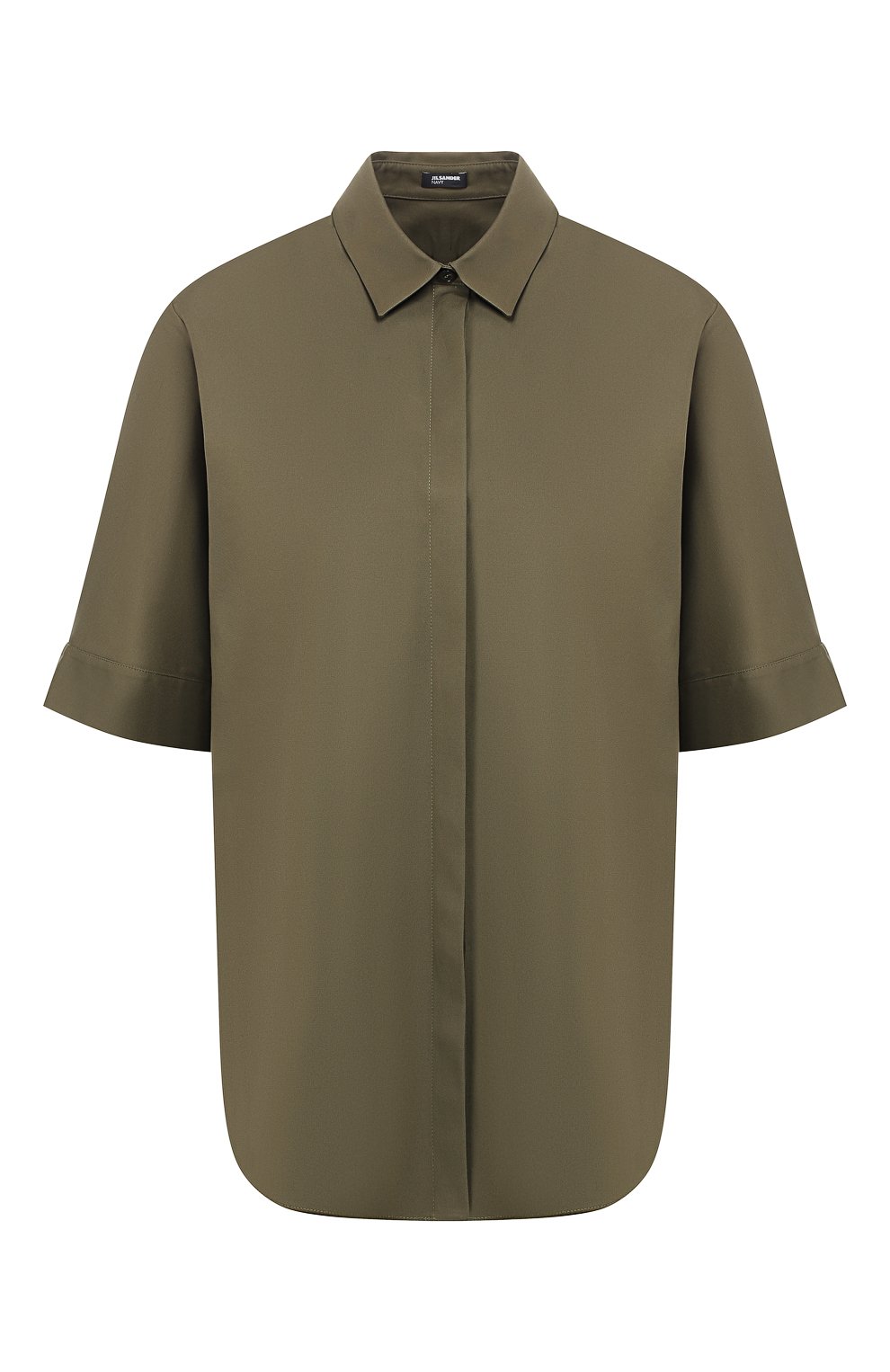 Хлопковая рубашка JIL SANDER NAVY, арт. JNWM6008A/JM2434, фото 1