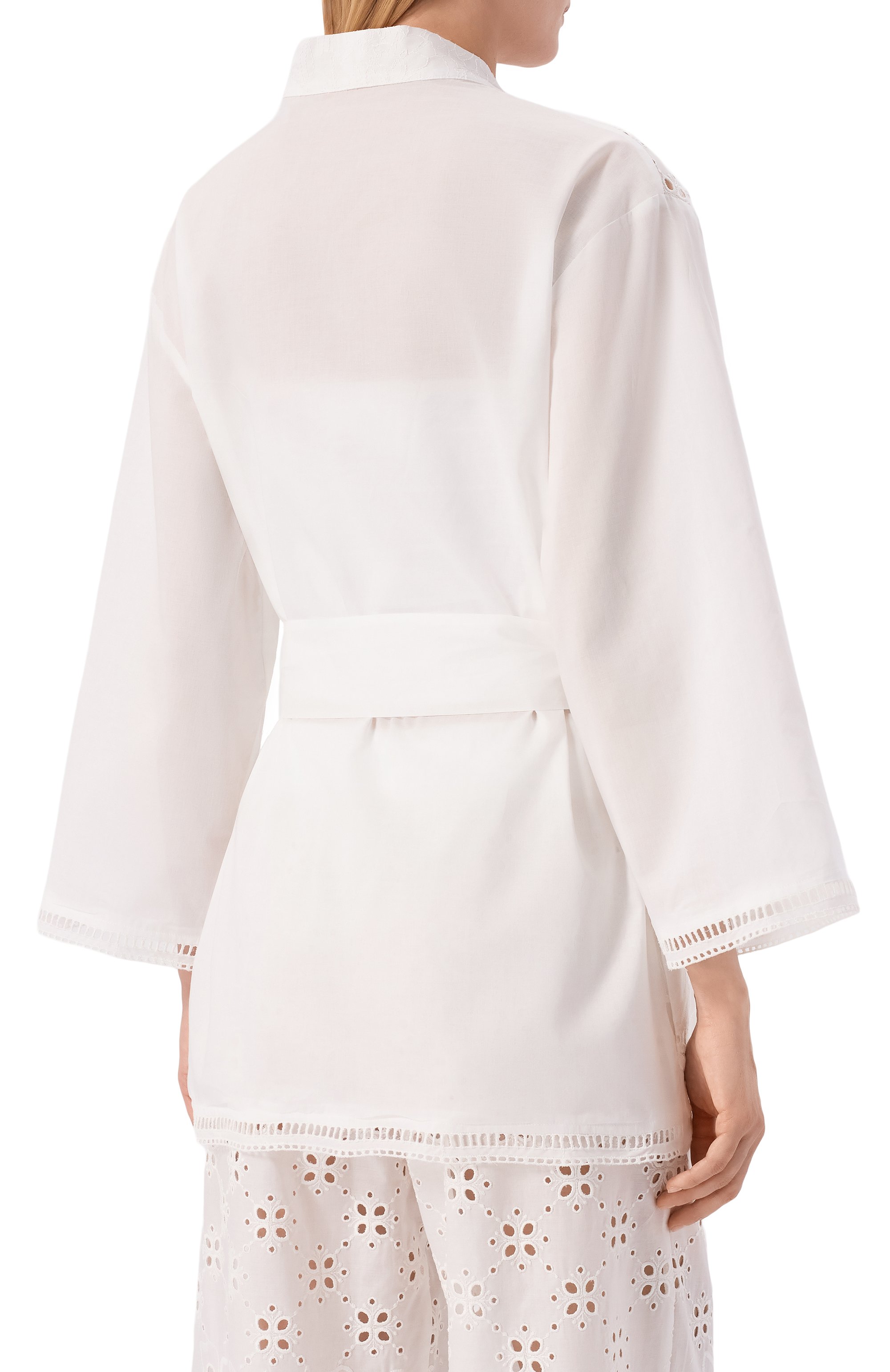 Хлопковое кимоно ERMANNO SCERVINO, арт. D484Q625QYD, фото 4