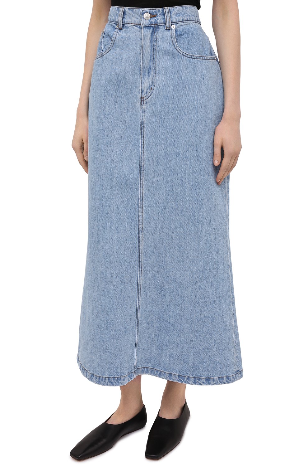 Джинсовая юбка NANUSHKA, арт. CLAUDIA_LIGHT WASH_RIGID DENIM, фото 3