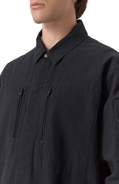 Хлопковая куртка-рубашка garde-robe BALENCIAGA, арт. 814719/TQP13, фото 5