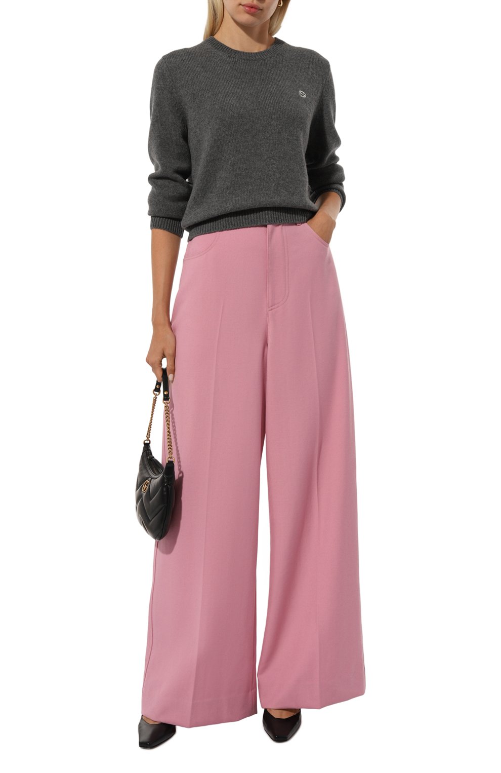 Шерстяные брюки GUCCI, арт. 771574/ZHW51, фото 2