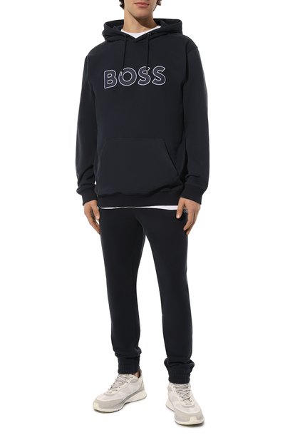 Хлопковое худи BOSS ORANGE, арт. 50483453, фото 2