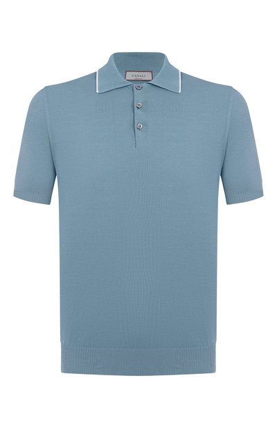 Мужская хлопковое поло CANALI, арт. C1053/MK02261